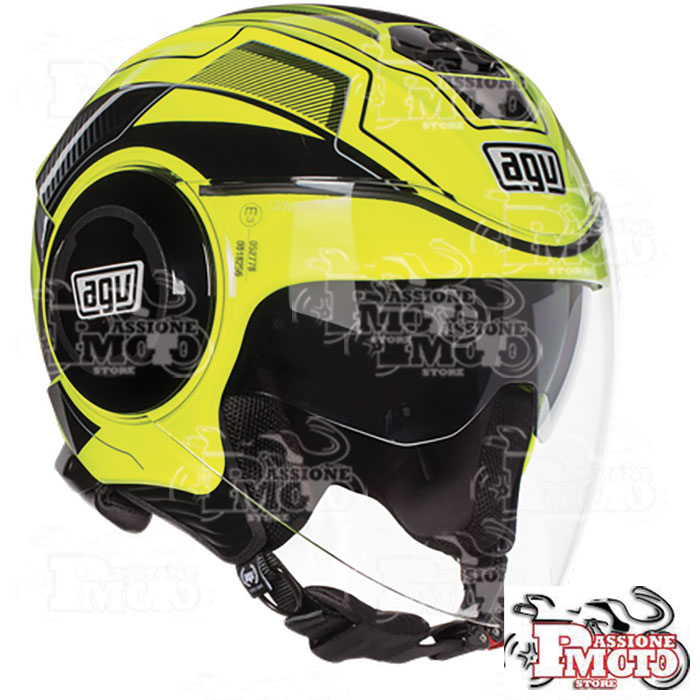 Casco Sparco SP501 Nero/Giallo Fluo