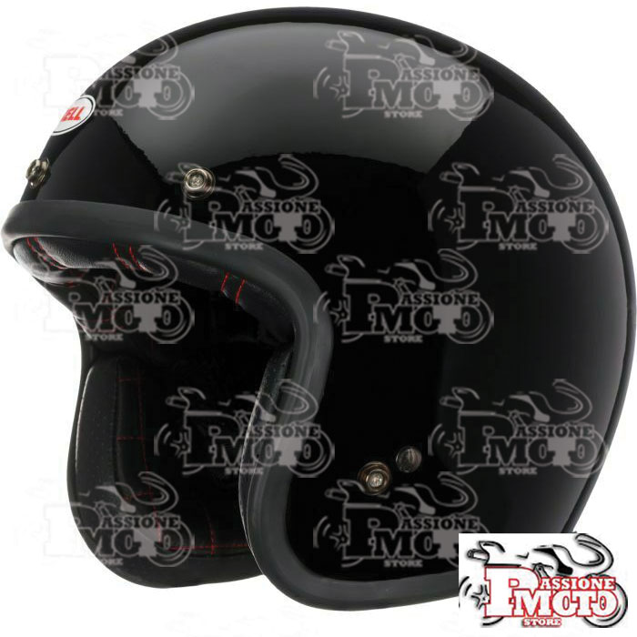 Casco Jet Bell Custom 500 Gloss Black