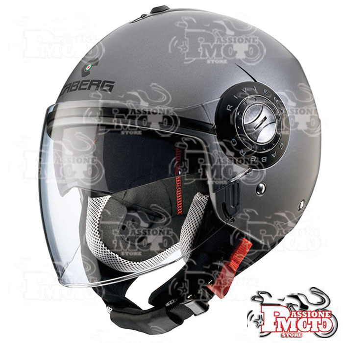 Casco Jet Caberg Riviera V3 Matt Gun Metal