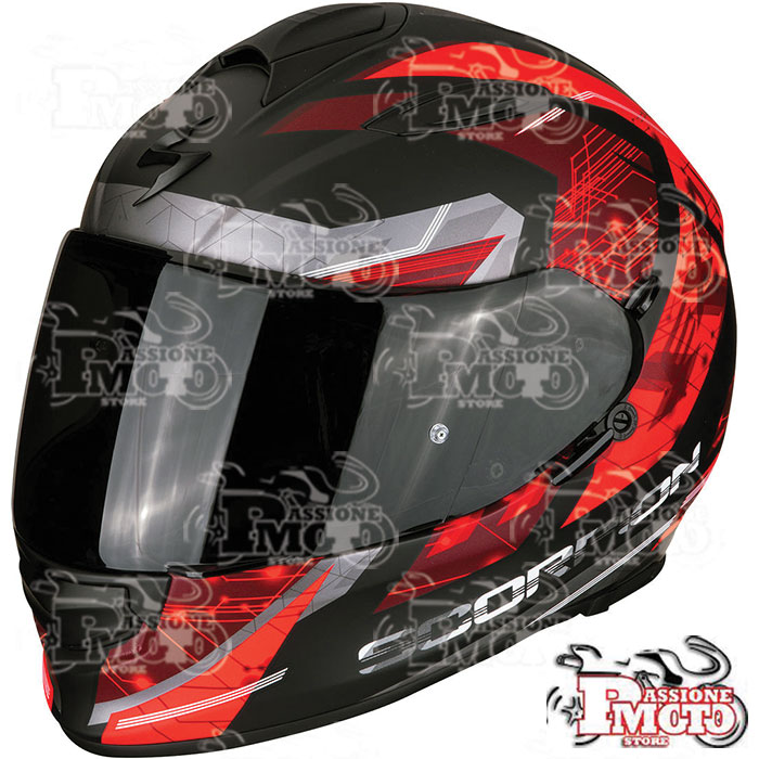 Casco integrale Scorpion EXO 490 NOVA Nero Rosso