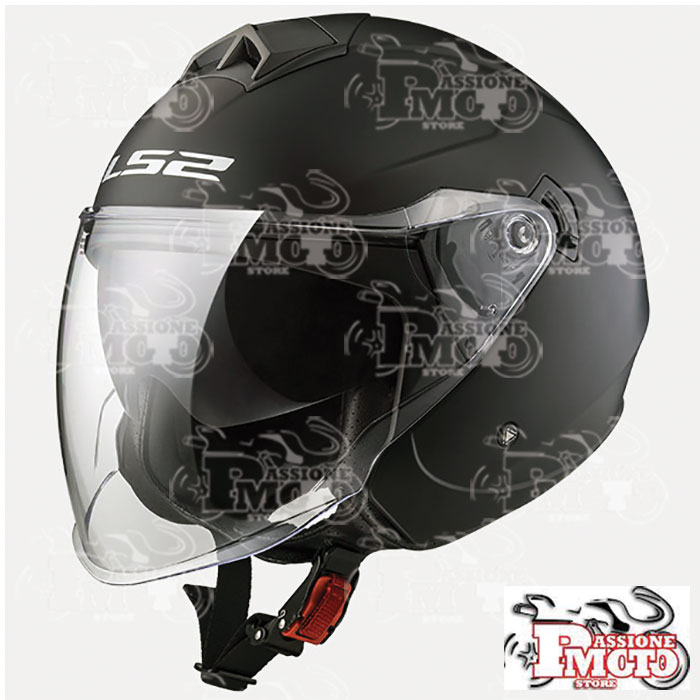 Casco Jet LS2 OF573 Twister Single Mono Matt Black