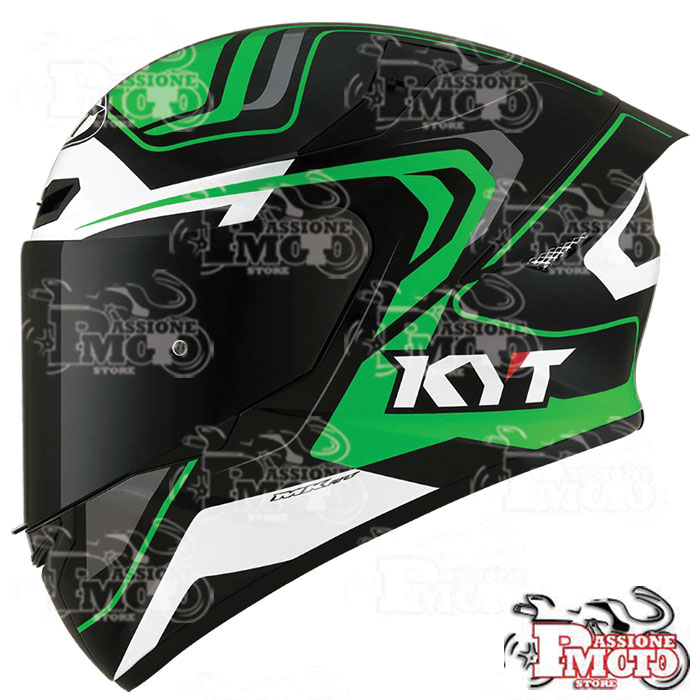 Casco Integrale Kyt TT-Course Overtech Black/Green